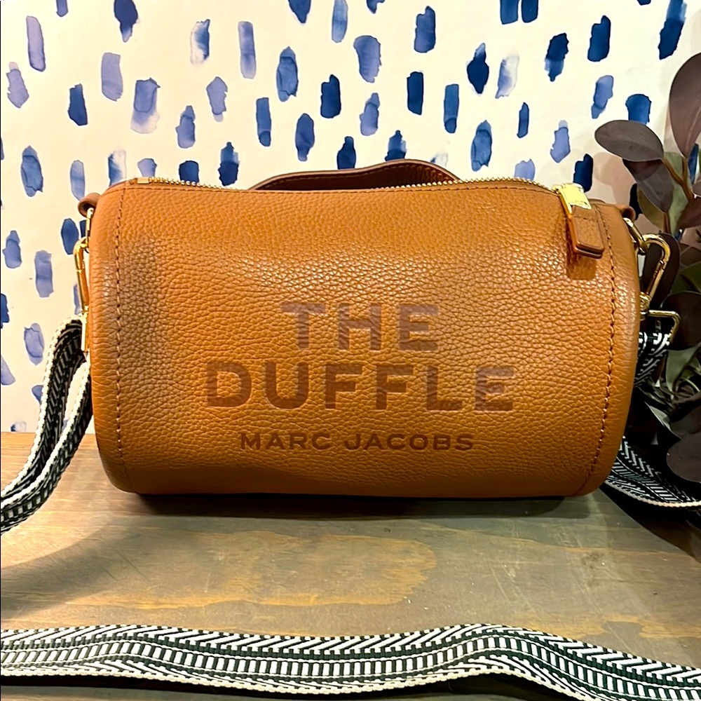 Marc Jacobs Brown Leather Duffle Crossbody Bag- AMAZING CONDITION!
